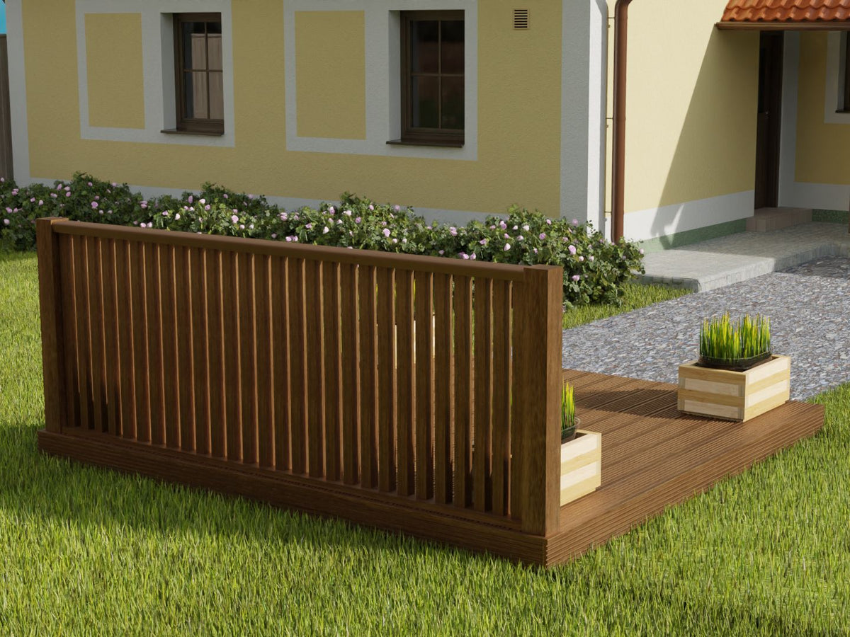 Decking Kit With One Side Balustrade