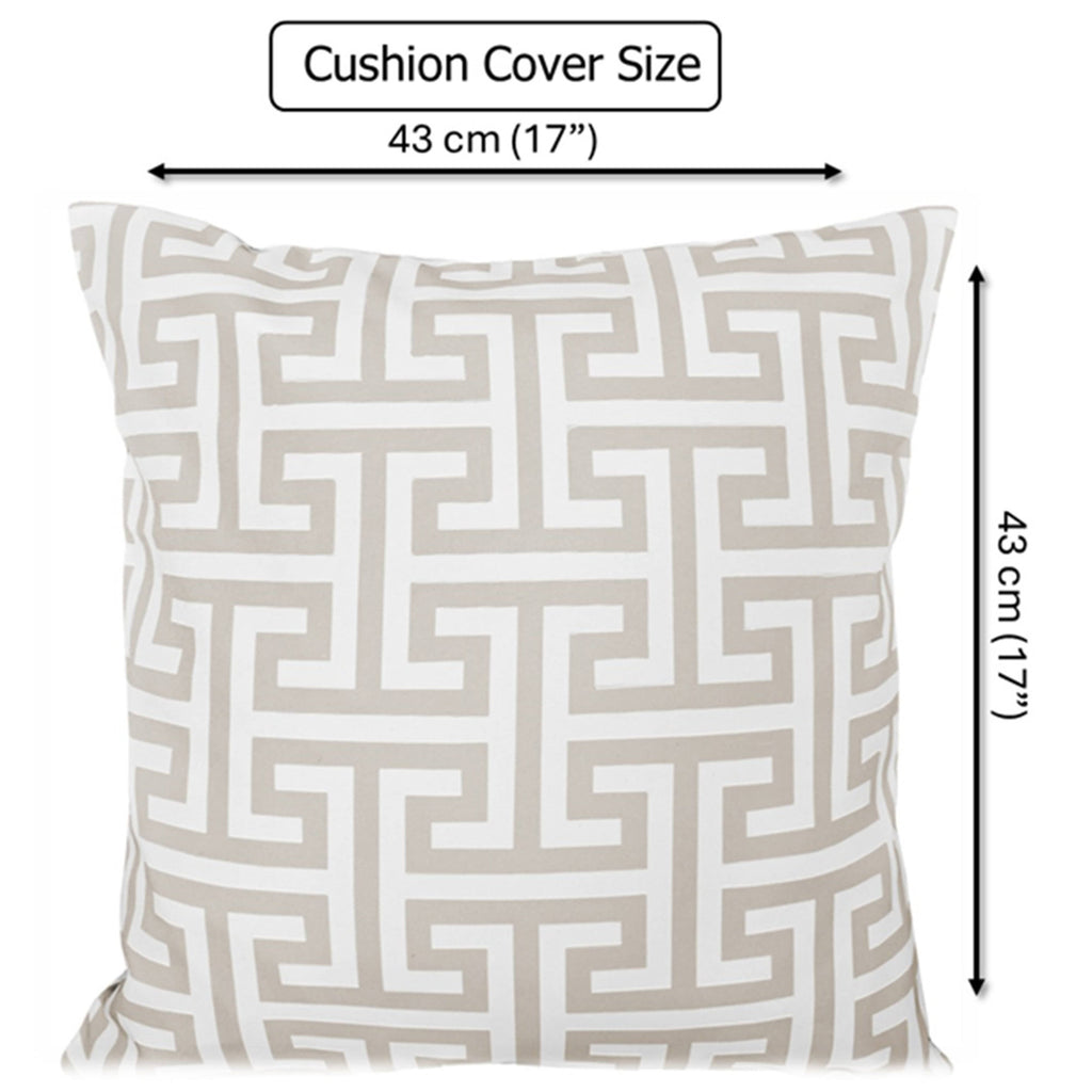 Outdoor Waterproof Cushion Cover 43x43cm — Milano Natural