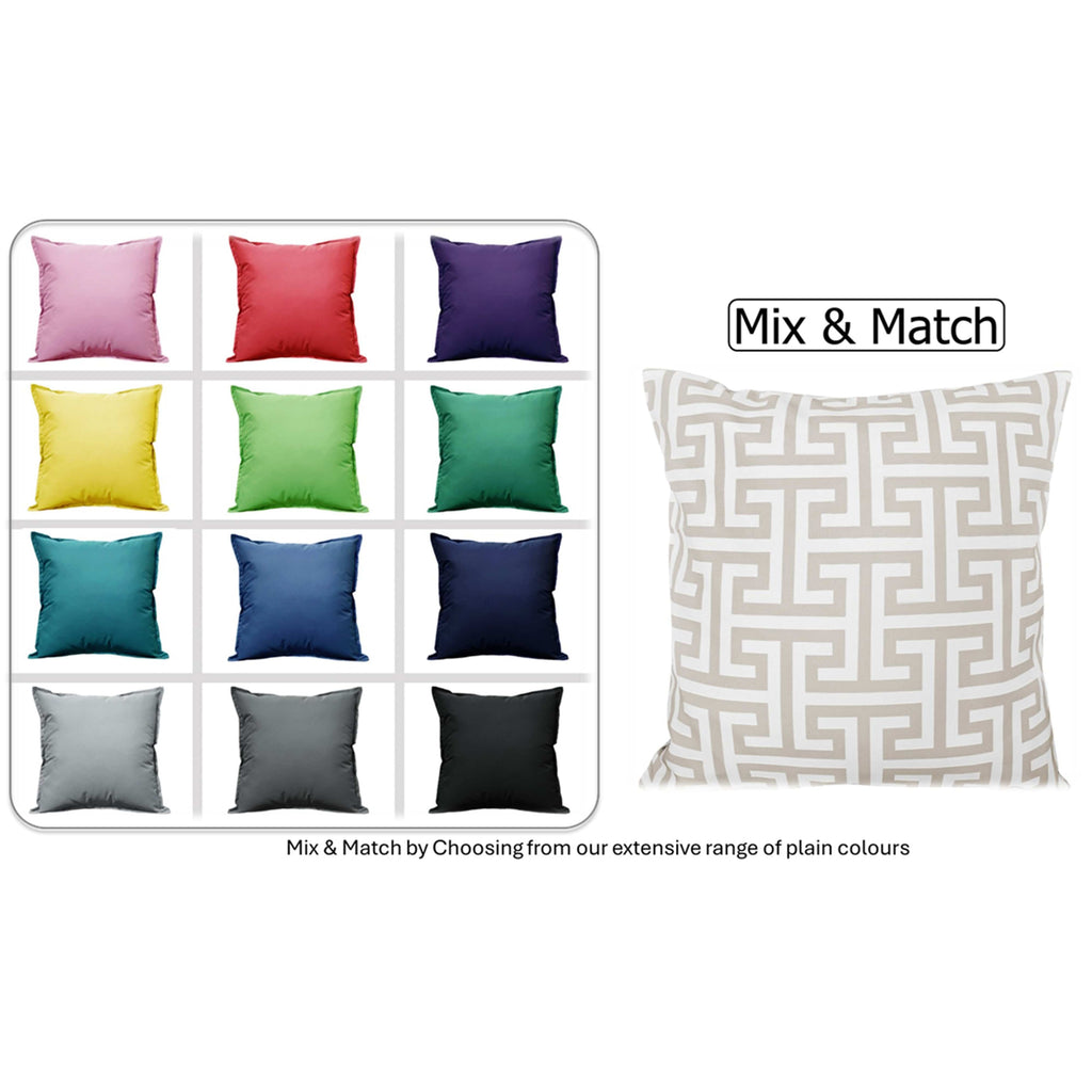 Outdoor Waterproof Cushion Cover 43x43cm — Milano Natural