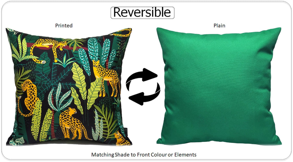 Outdoor Waterproof Cushion Cover 43x43cm — Safari