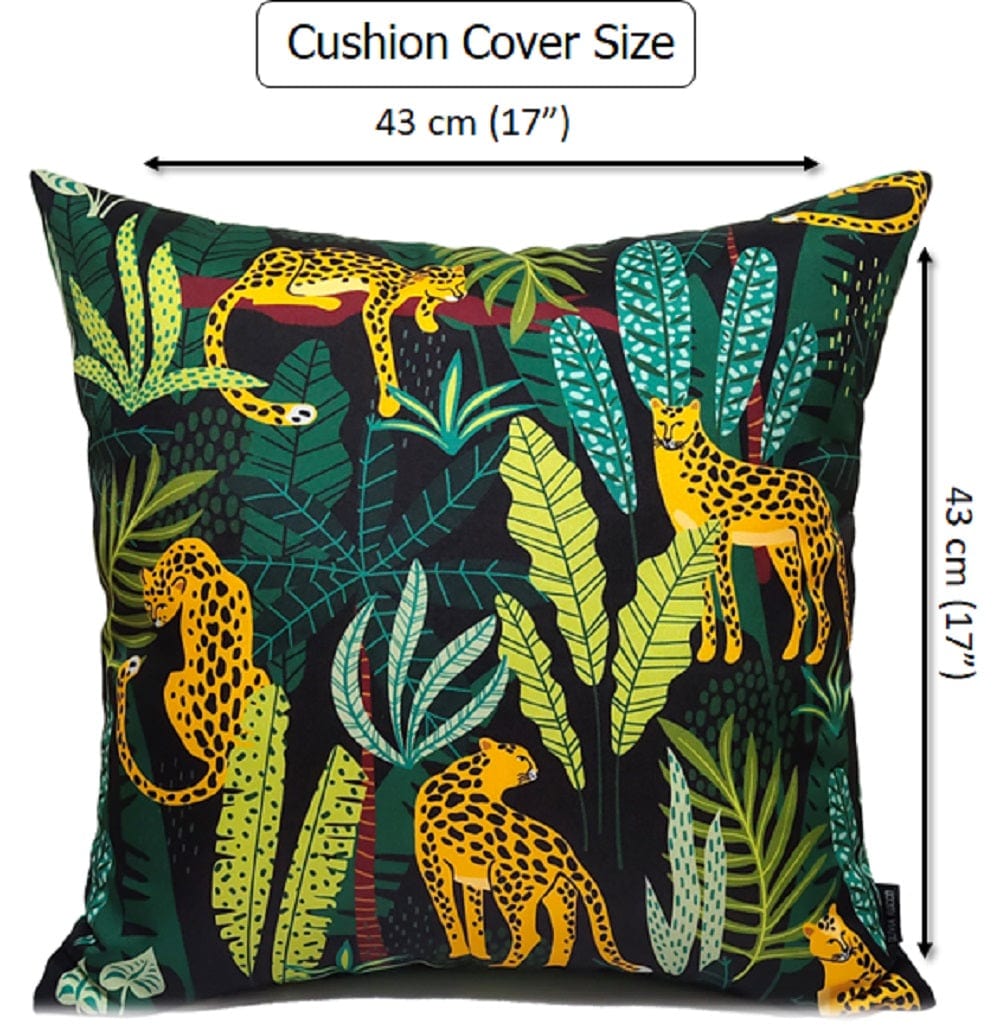 Outdoor Waterproof Cushion Cover 43x43cm — Safari