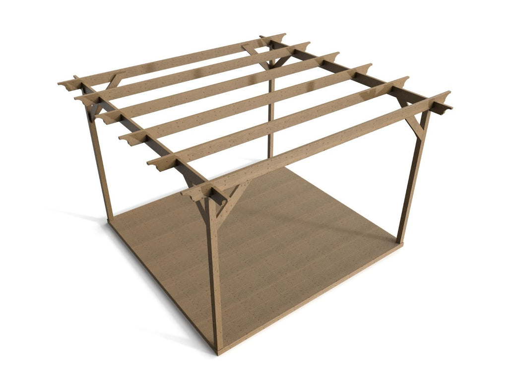 Champion Wooden Pergola and Decking Kit