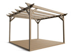 Orchid Wooden Pergola and Decking Kit