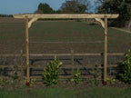 Screen Pergola, Plant Climbing Arbour - Chamfered Sculpted Brace