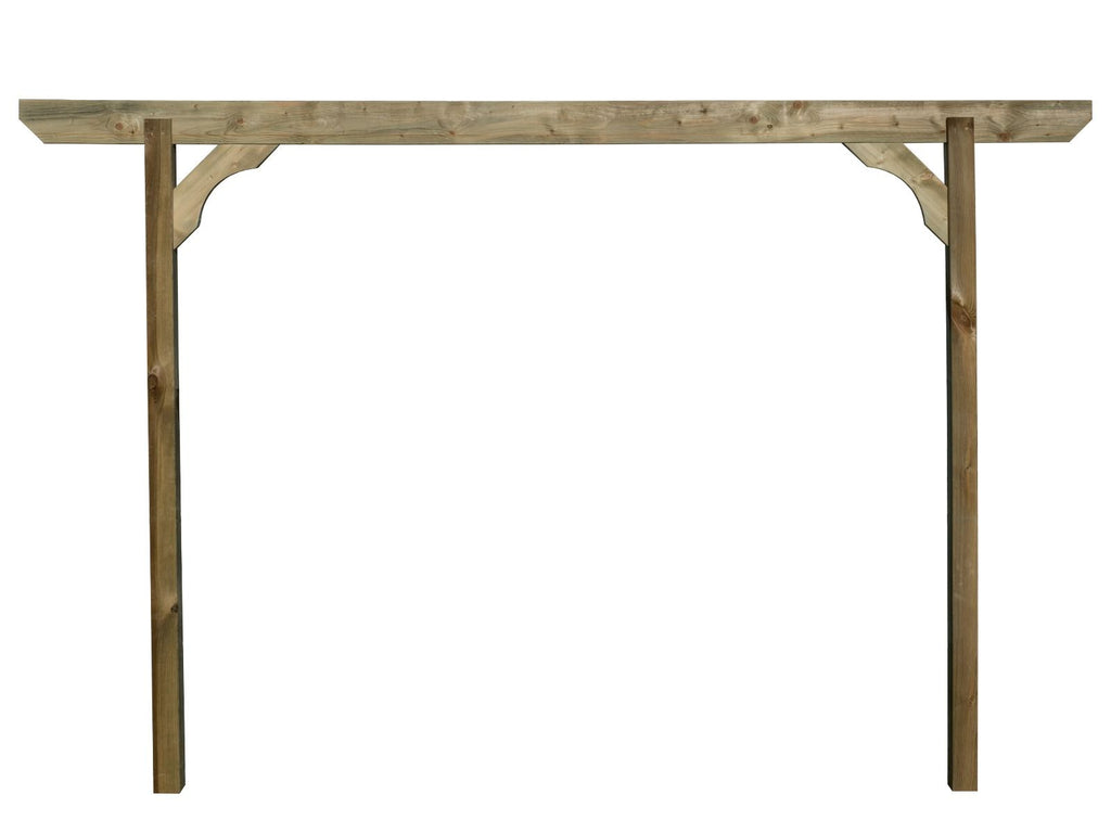 Screen Pergola, Plant Climbing Arbour - Chamfered Sculpted Brace
