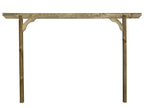 Screen Pergola, Plant Climbing Arbour - Chamfered Sculpted Brace