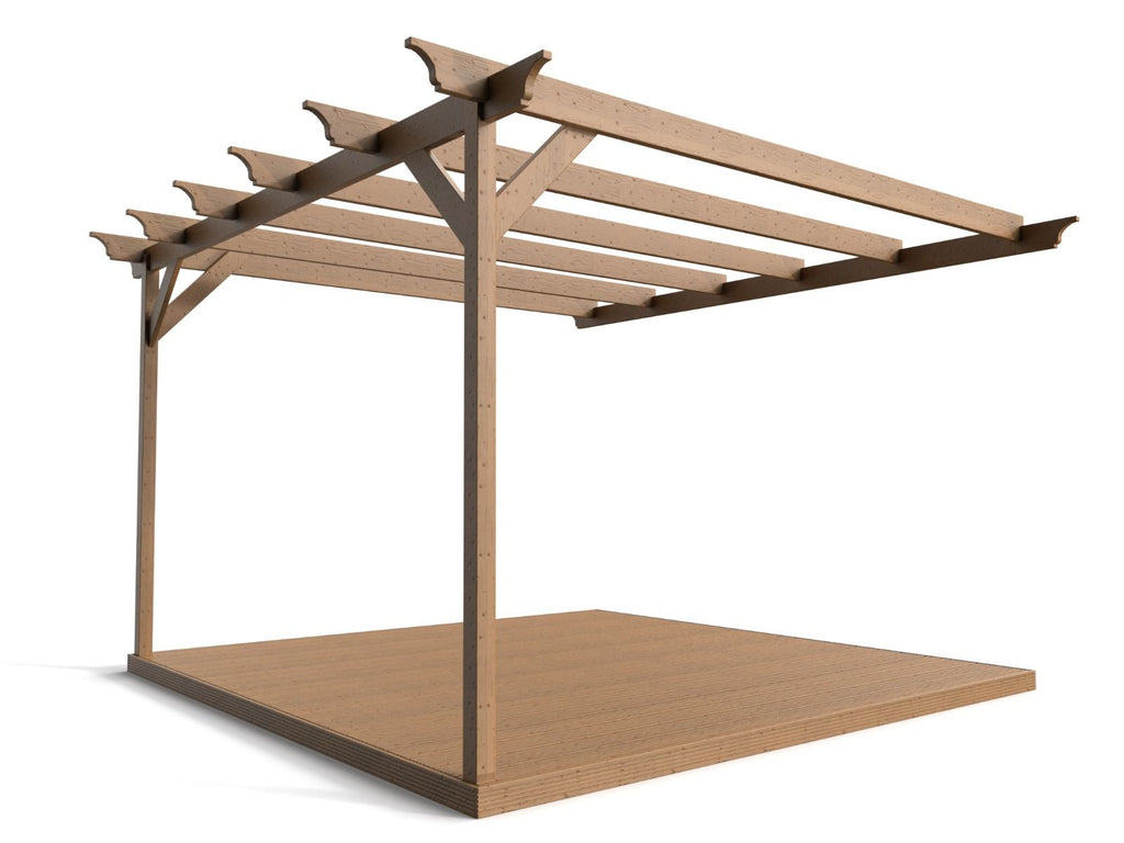 Wall Mounted Pergola & Decking Kit — Champion Design