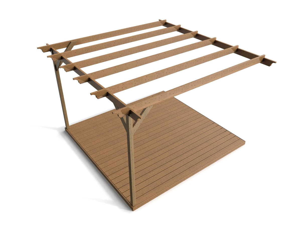 Wall Mounted Pergola & Decking Kit — Champion Design