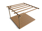 Wall Mounted Pergola and Decking Kit Corbel Design