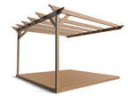 Wall Mounted Pergola and Decking Kit Disnasty Design
