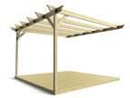 Wall Mounted Pergola and Decking Kit Ovolo Design