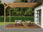 Wall Mounted Pergola and Decking Kit Orchid Design