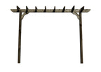 Corbel Single Beam Pergola, Plant Climbing Arbour - Sculpted brace