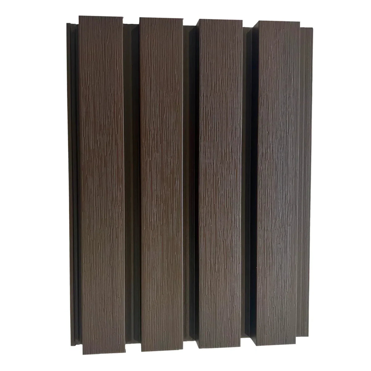 Red Brown Slatted Composite Cladding Series 1 3.6m