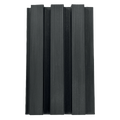 Black Composite Slatted Cladding Board — Series 2