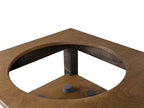 BBQ Space Outdoor Kitchen Islands, for Kamado Joe (Big Joe 2) Ceramic smoker (1.2m Length, with wheels)