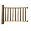 Teak Composite Balustrade Railing Kit - VerandaCovers