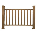 Teak Composite Balustrade Railing Kit - VerandaCovers