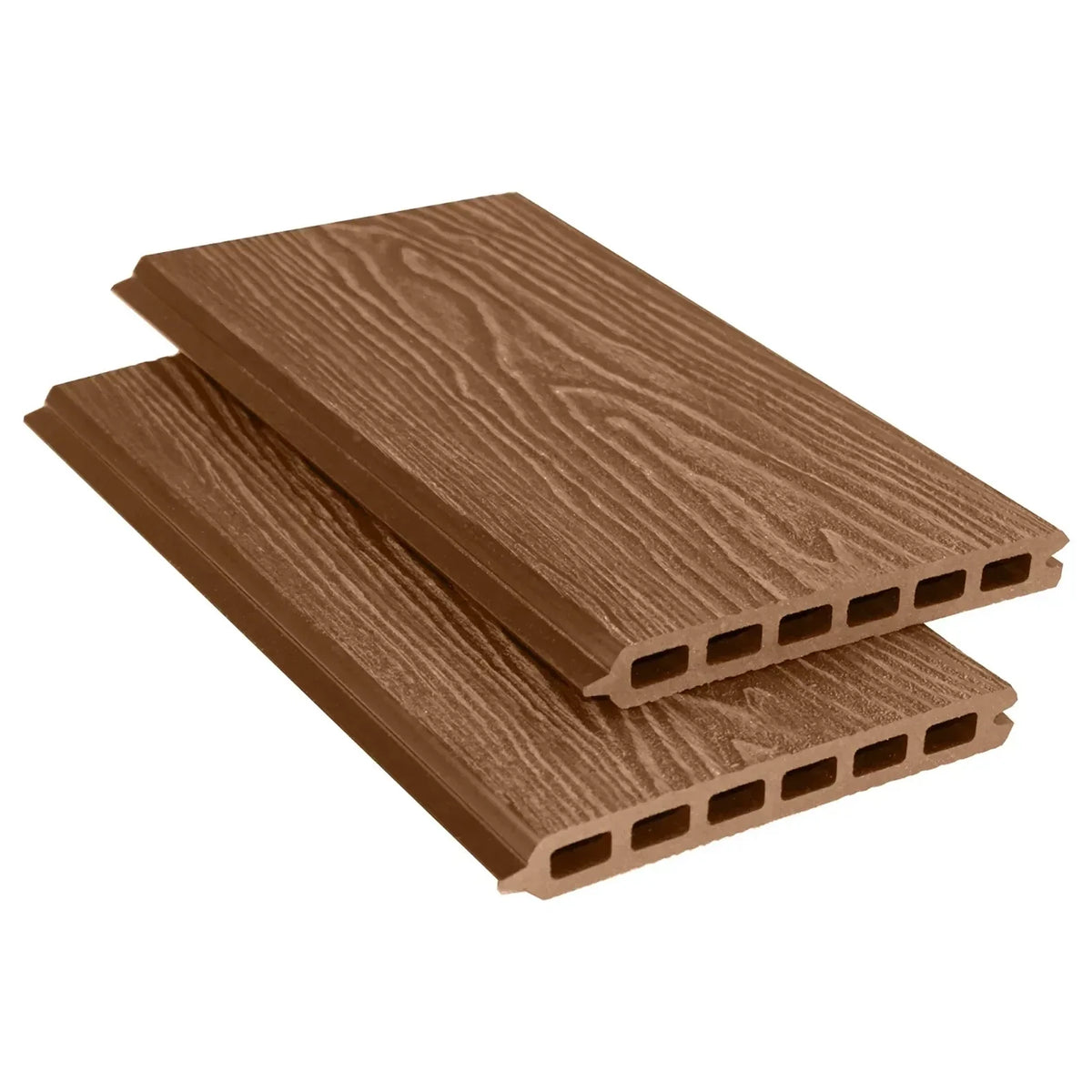 Teak Woodgrain Composite Fence Slat