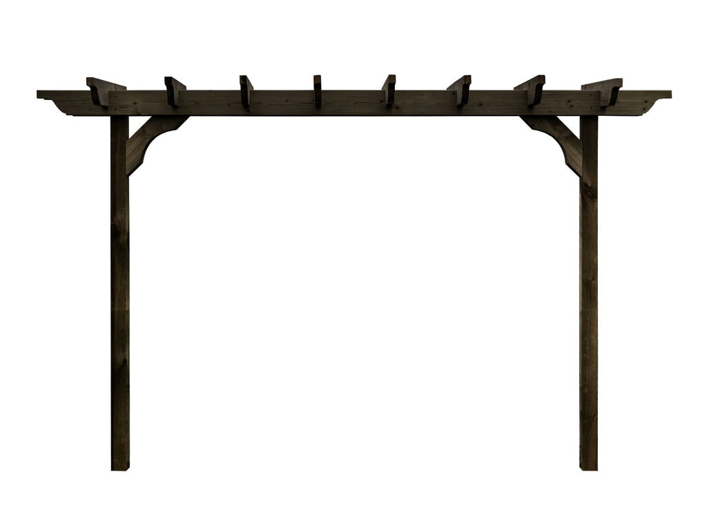 Sculpted Double Beam Pergola & Plant Climbing Arbour