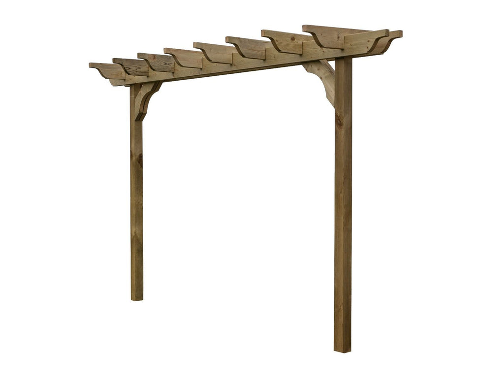 Sculpted Double Beam Pergola & Plant Climbing Arbour