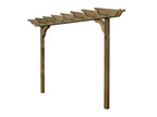 Sculpted Double Beam Pergola & Plant Climbing Arbour