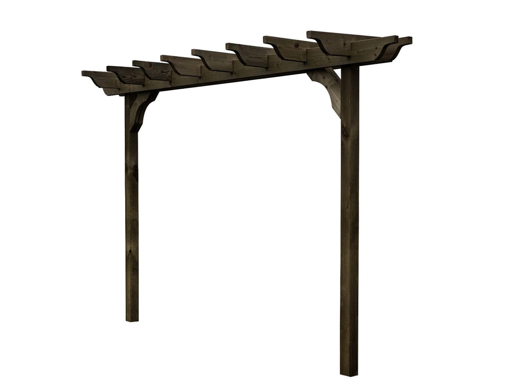 Sculpted Double Beam Pergola & Plant Climbing Arbour