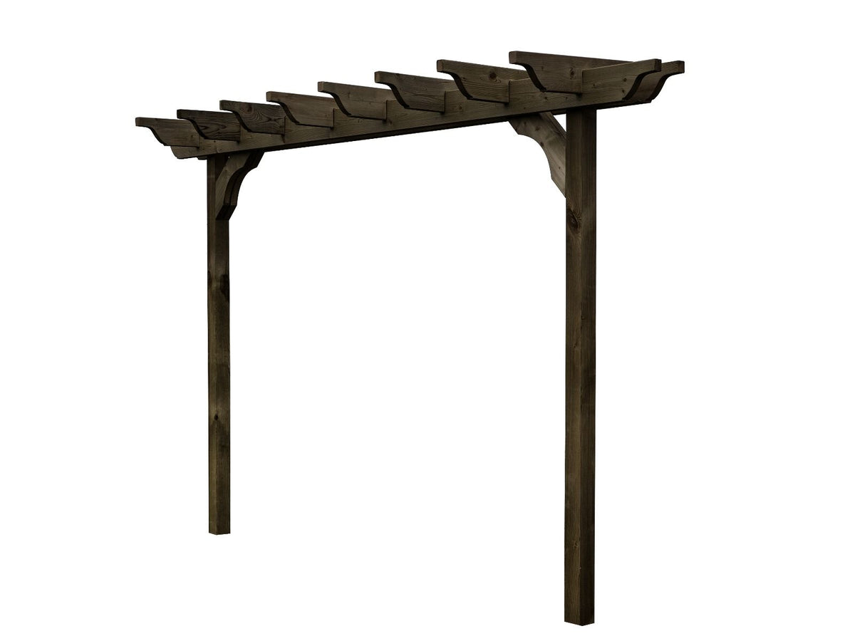 Sculpted Double Beam Pergola & Plant Climbing Arbour