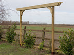 Screen Double Beam Pergola, Plant Climbing Arbour - Sculpted Brace