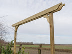 Screen Double Beam Pergola, Plant Climbing Arbour - Sculpted Brace