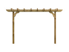 Corbel Double Beam Pergola, Plant Climbing Arbour - Sculpted brace