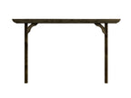 Screen Double Beam Pergola, Plant Climbing Arbour - Corbel Sculpted Brace