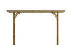 Screen Double Beam Pergola, Plant Climbing Arbour - Corbel Sculpted Brace