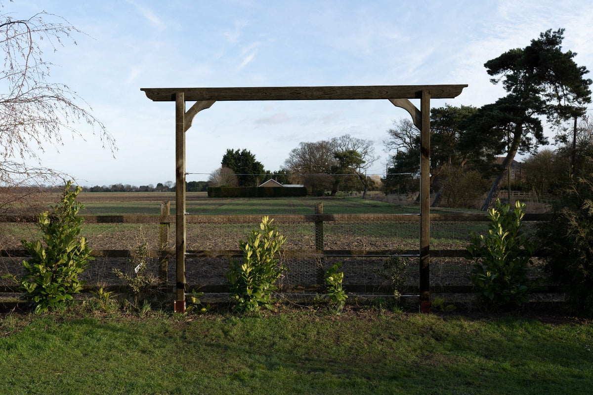 Screen Pergola, Plant Climbing Arbour - Longhorn Sculpted Brace