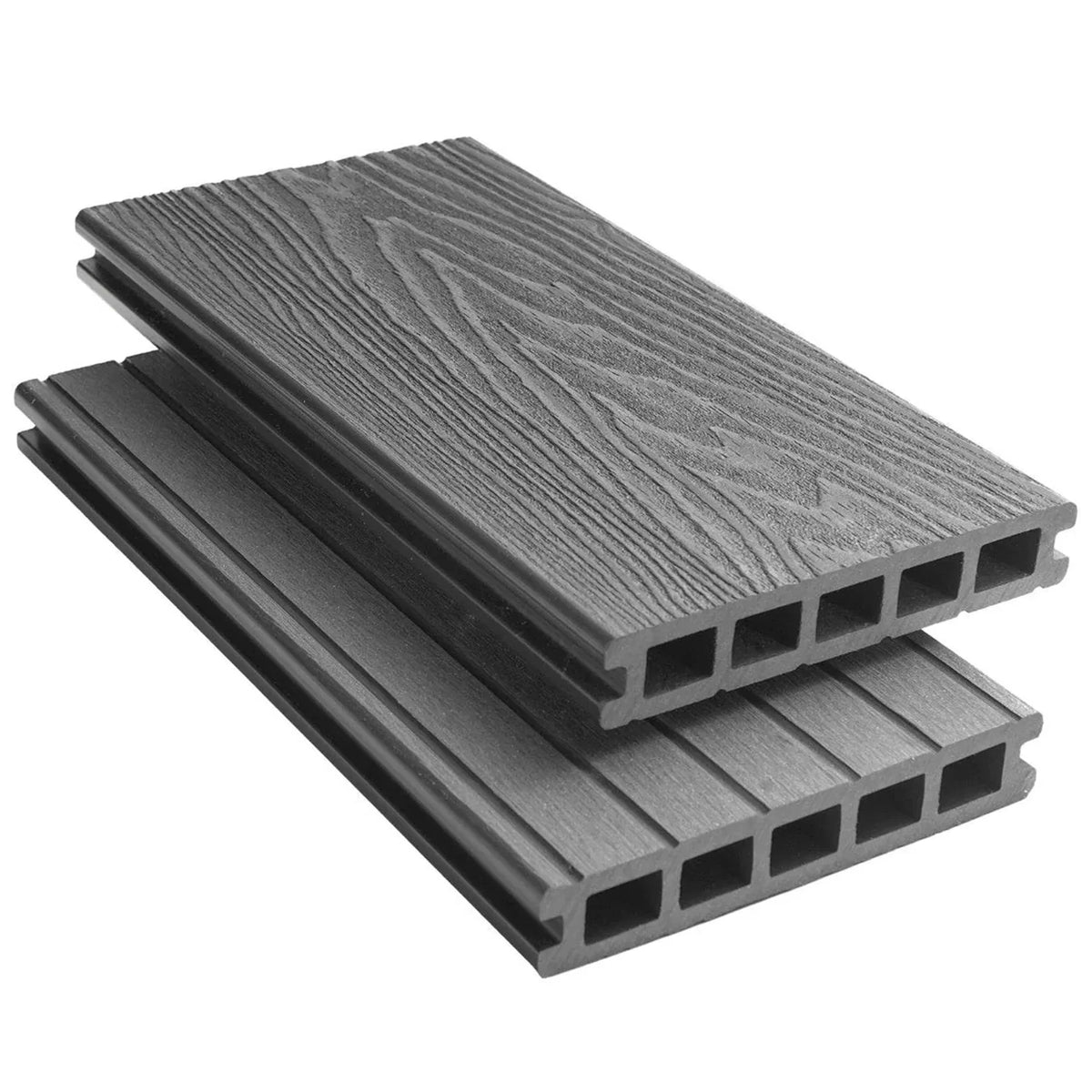 Elegance Grey Composite Decking Board 4.8m